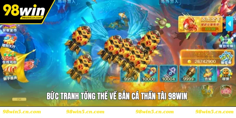 Bức tranh tổng thể về bắn cá thần tài 98WIN