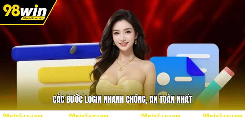 Các bước login nhanh chóng, an toàn nhất