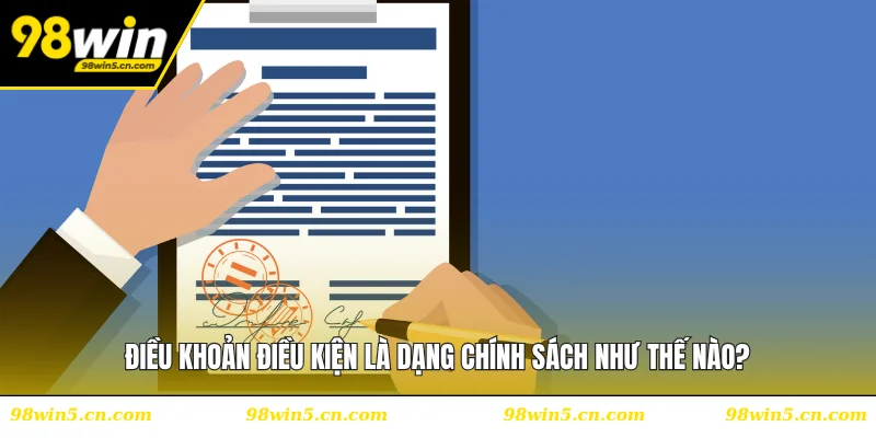 Điều khoản điều kiện là dạng chính sách như thế nào?